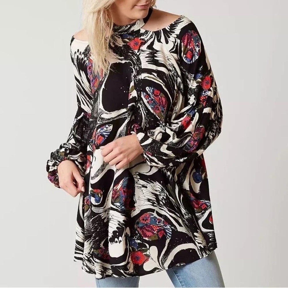 FREE PEOPLE | Drift Away Tunic Top / Mini Dress